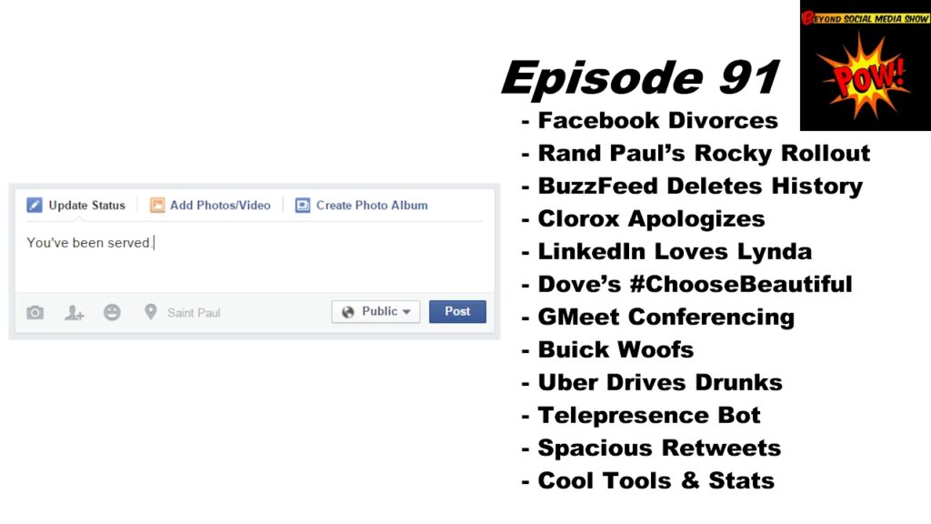 Beyond Social Media Show - Facebook Divorce - Episode 91