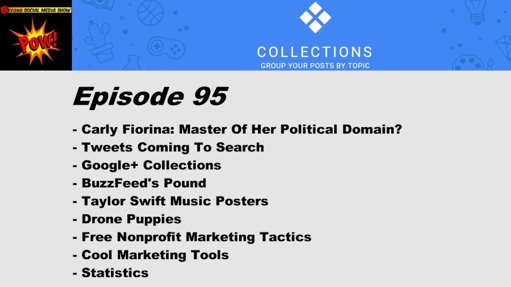 Beyond Social Media Show - Google Plus Collections - Episode 95