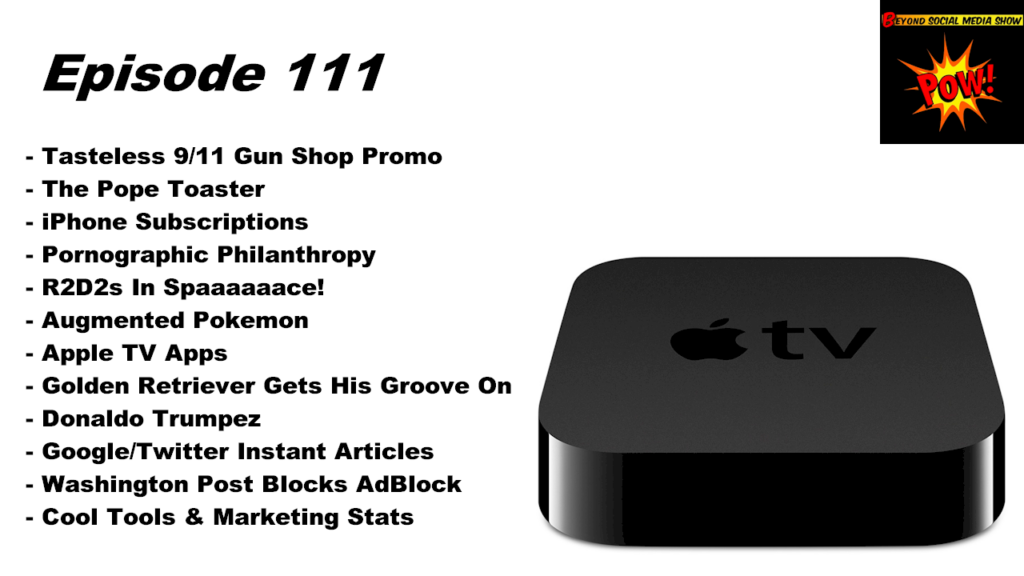 Beyond Social Media - Apple TV Apps - Episode 111