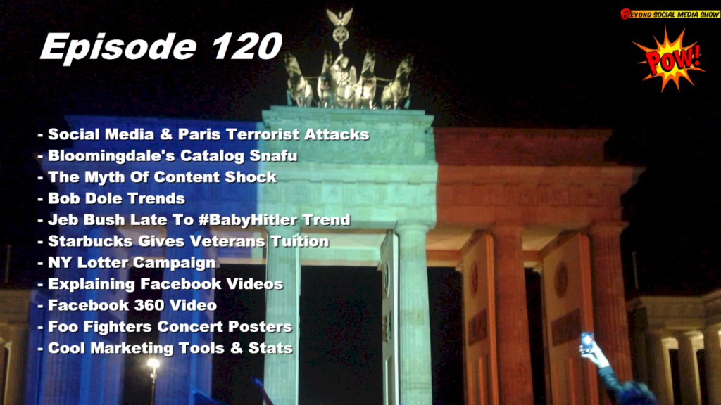 Beyond Social Media - Paris Terrorist Attacks - Episode 120