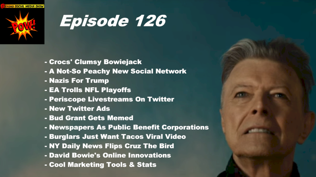 Beyond Social Media - David Bowie's Online Innovations - Episode 126