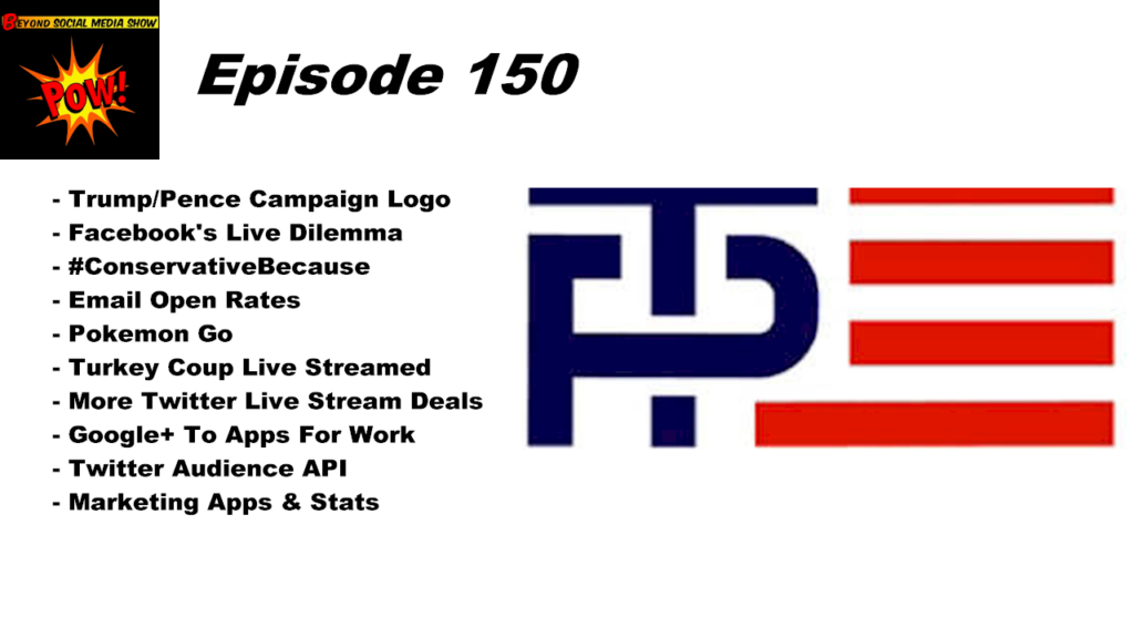 Beyond Social Media - Trump/Pence Logo - Episode 150