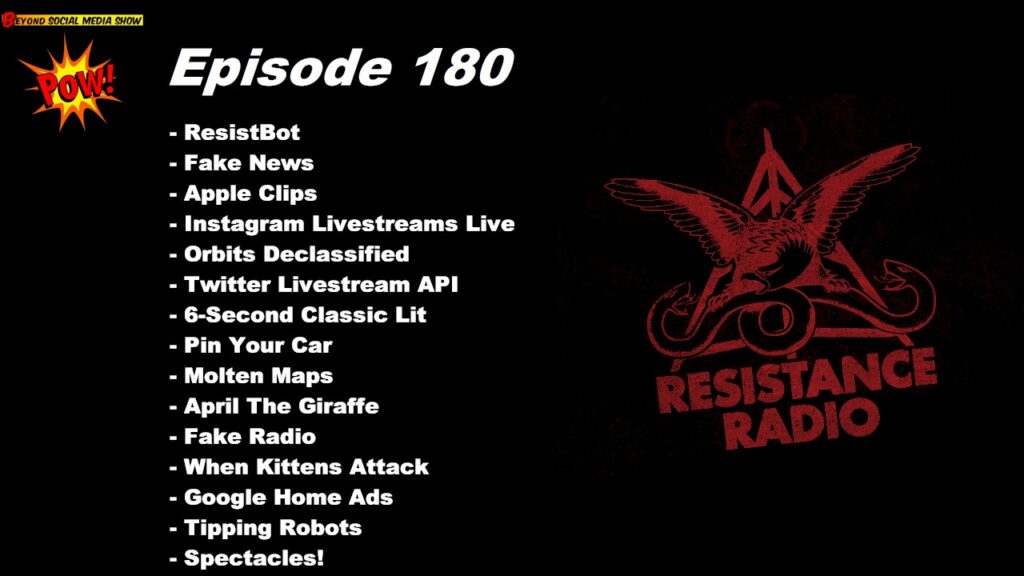 Beyond Social Media - Resistance Radio - Episode 180