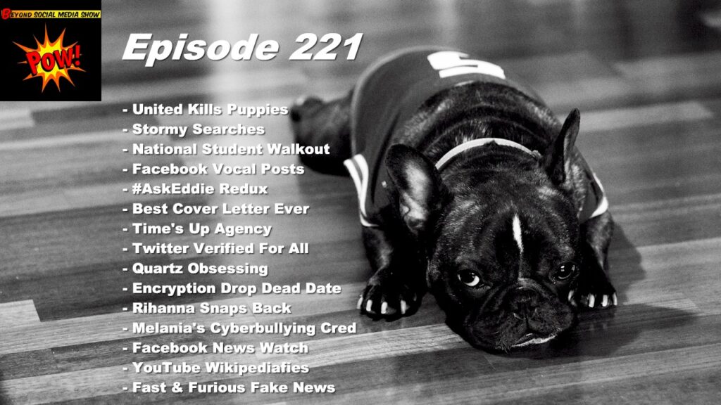Beyond Social Media - United Airlines Kills Puppies - Episode 221