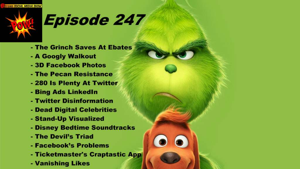 Beyond Social Media - Grinch Saves At Ebates - Episode 247