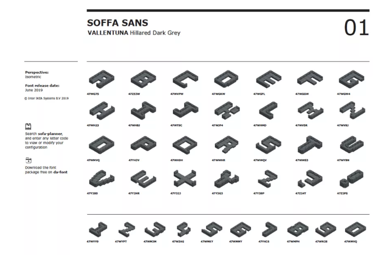 IKEA's Soffa Sans font