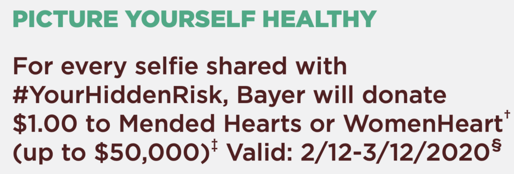 Bayer's Hidden Heart Attack risk campaign
