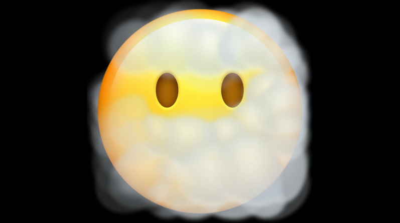 Face In Cloud Emoji