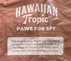 Hawaiian Tropics Poop Bag