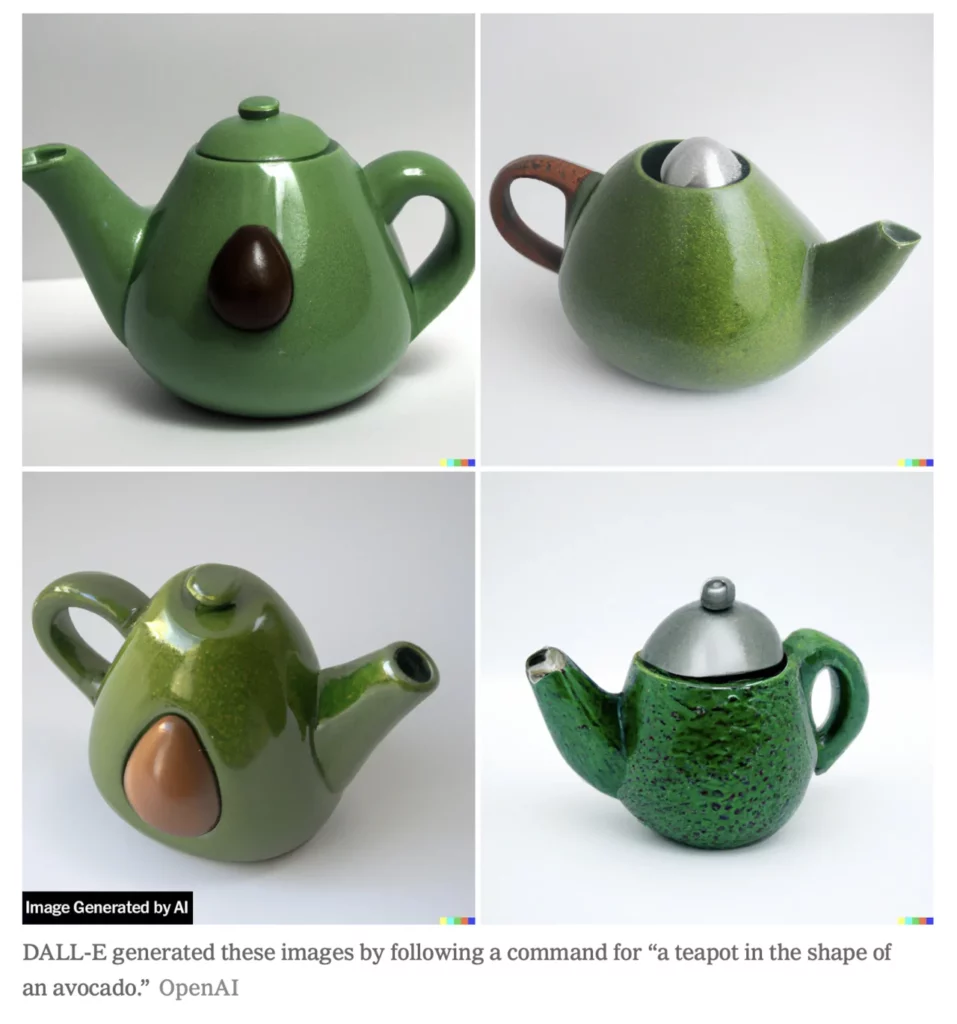 AI Avacodo Tea Pots